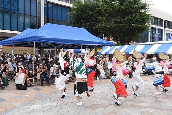 まちなかパフォーマンスステージ（福島阿波踊り協会）