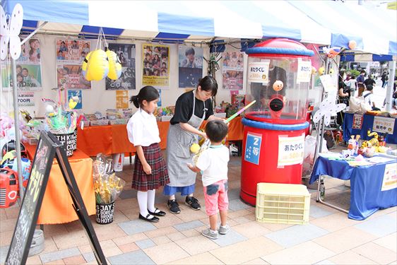 駅前広場出展PRブース（福島中央テレビ）4日5日両日