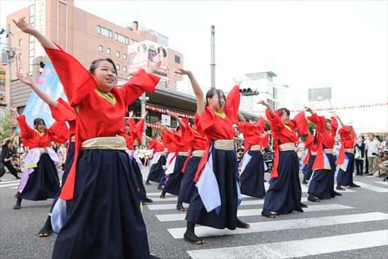 尚志高校 よさこい部(まちなかパフォーマンスステージ)