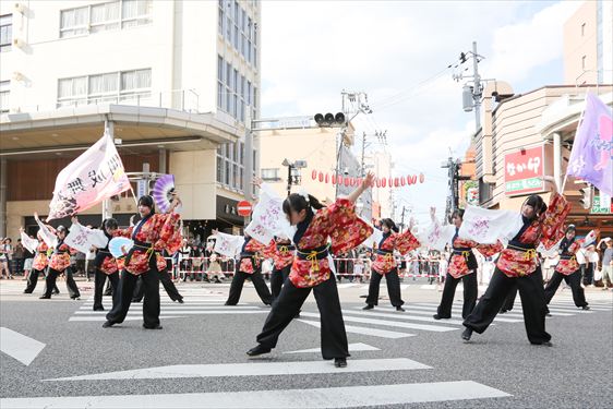 あさか開成高校 よさこい部（まちなかパフォーマンスステージ）
