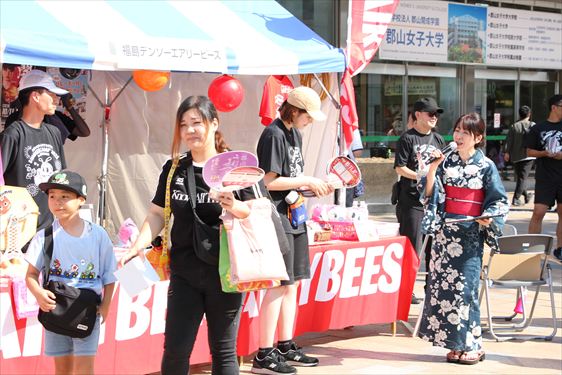 福島デンソーエアリービーズ（駅前広場ブース　９日のみ）
